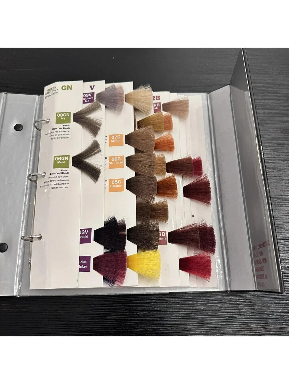 Redken Shades EQ Equalizing Conditioning Color Gloss Salon Swatch Book EUC